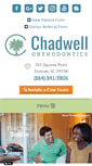 Mobile Screenshot of chadwellsmiles.com